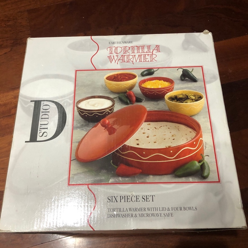 🆕 Studio Tortilla warmer six piece set